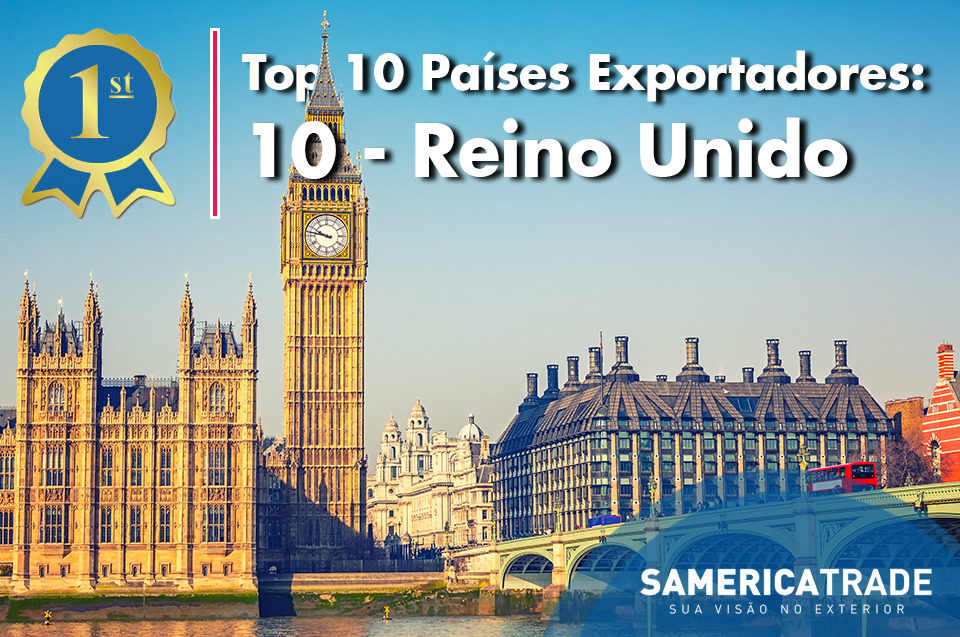 Top Países Exportadores: 10 – Reino Unido