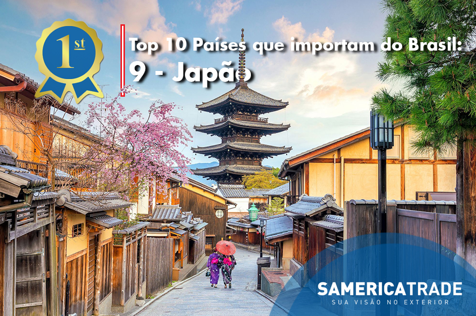Top Países que Importam do Brasil: 9 – Japão