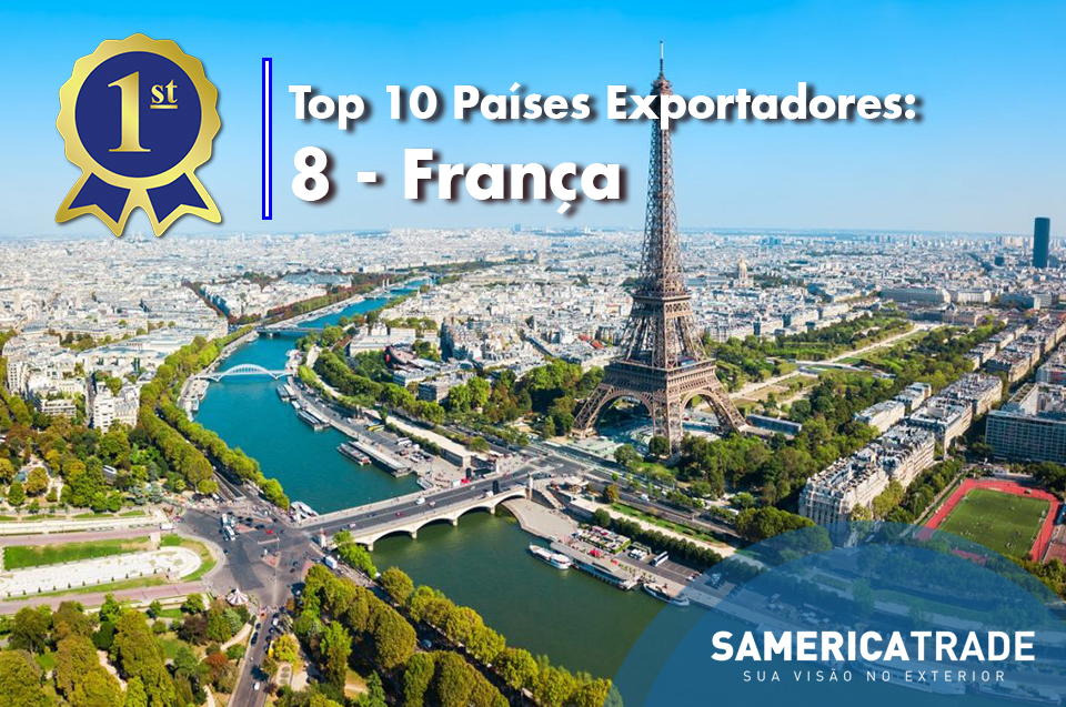 Top 10 Países Exportadores: 8 – França