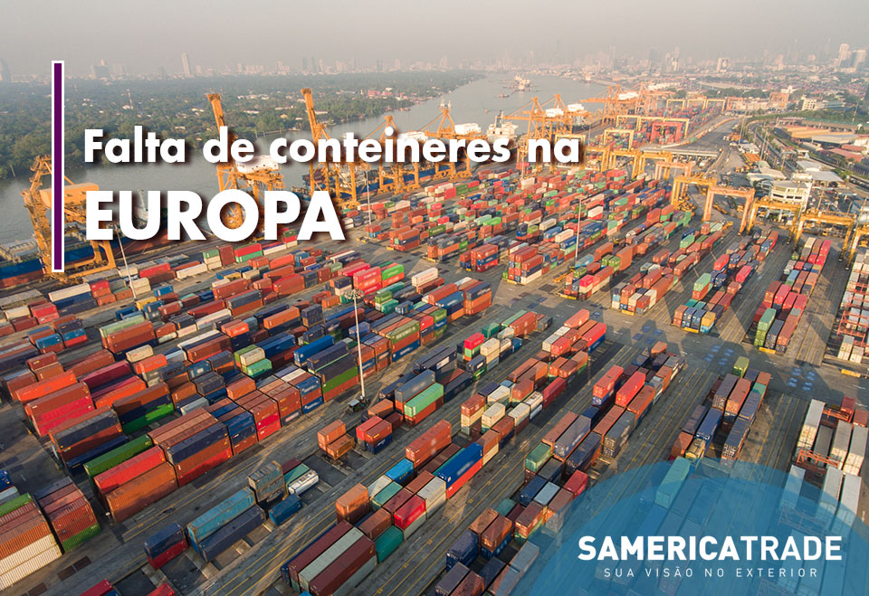 A falta de contêineres atinge a Europa