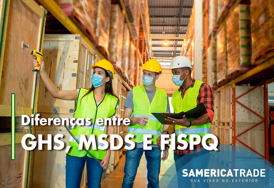 Qual a diferença entre GHS e MSDS ou FISPQ e ficha de emergência?